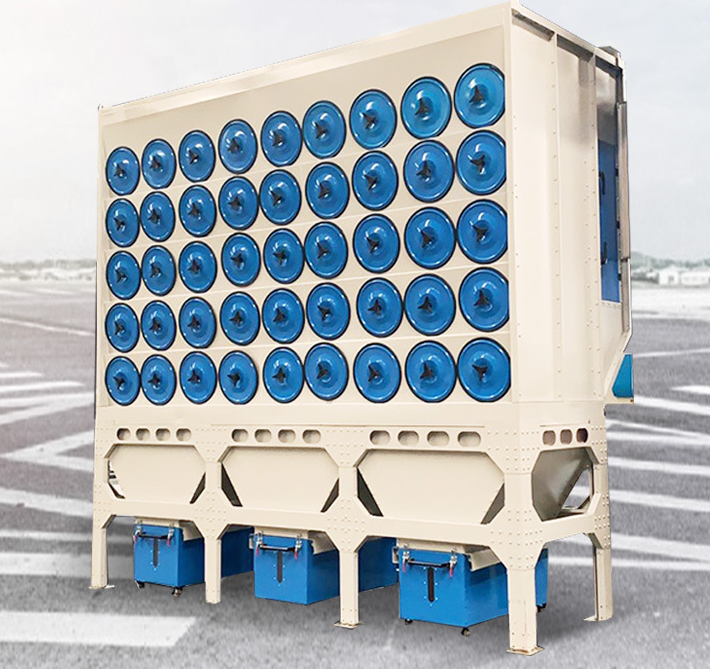 焊接煙塵處理橫裝式濾筒除塵器